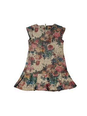 Samuel Jr. Textured Floral Shift Dress Size 4